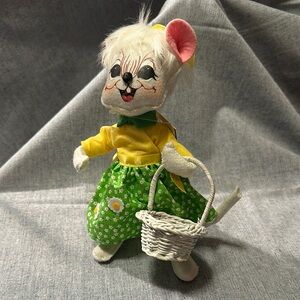 Annalee Mouse with Yellow and Green Outfit